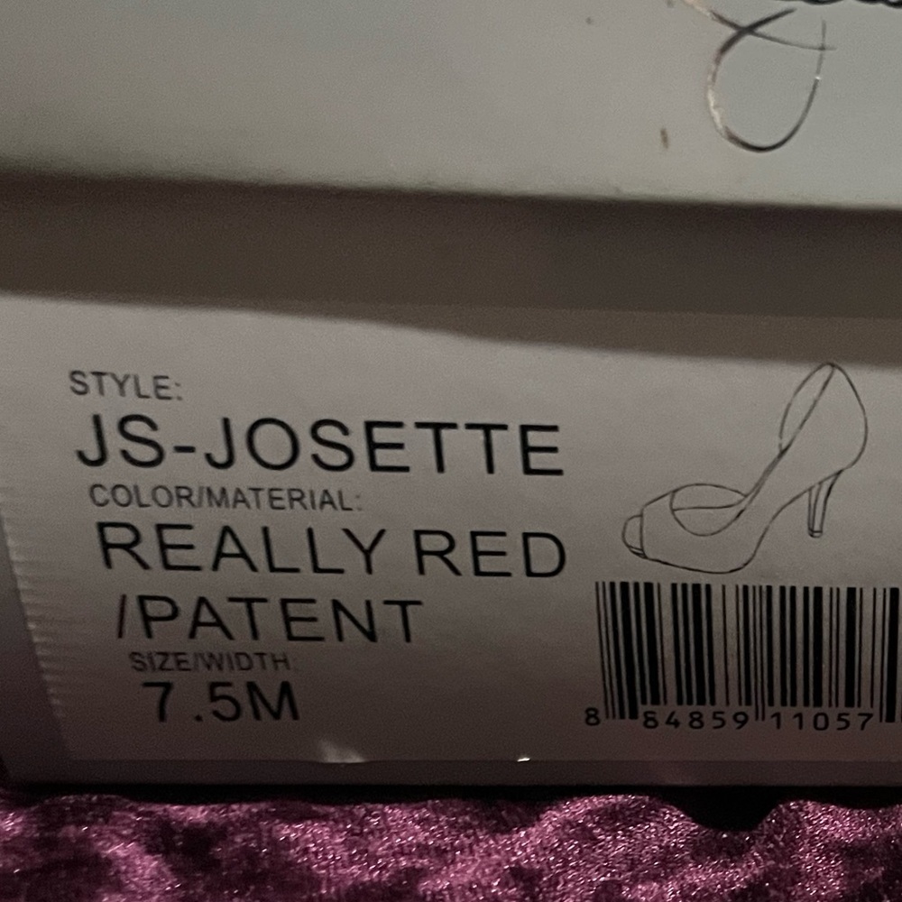 Red Jessica heels